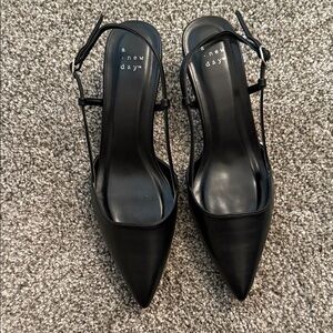 A New Day Sleek Black Heels